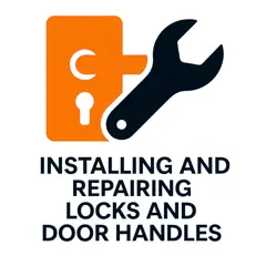 icon installing and repairing locks and door handles
